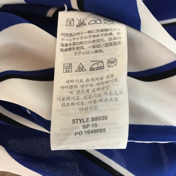 J. Crew Crepe dress in stripe - Picture 6 of 6